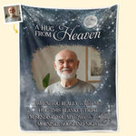 Custom Photo Until I See You Again - Memorial Personalized Custom Blanket - Sympathy Gift For Family Members