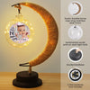 Custom Photo Our First Miracle, Our Forever Love - Family Personalized Custom Moon Lamp Light - Mother's Day, Baby Shower Gift, Gift For First Mom