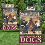 Camping Is Better With A Wagging Tail - Dog Personalized Custom Flag - Gift For Husband Wife, Pet Owners, Pet Lovers