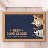 Please Close The Door, The Cat Has Plans - Cat Personalized Custom Home Decor Decorative Mat - House Warming Gift For Pet Owners, Pet Lovers