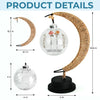 Double The Trouble, Twice The Fun - Bestie Personalized Custom Moon Lamp Light - Gift For Best Friends, BFF, Sisters