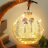 Double The Trouble, Twice The Fun - Bestie Personalized Custom Moon Lamp Light - Gift For Best Friends, BFF, Sisters