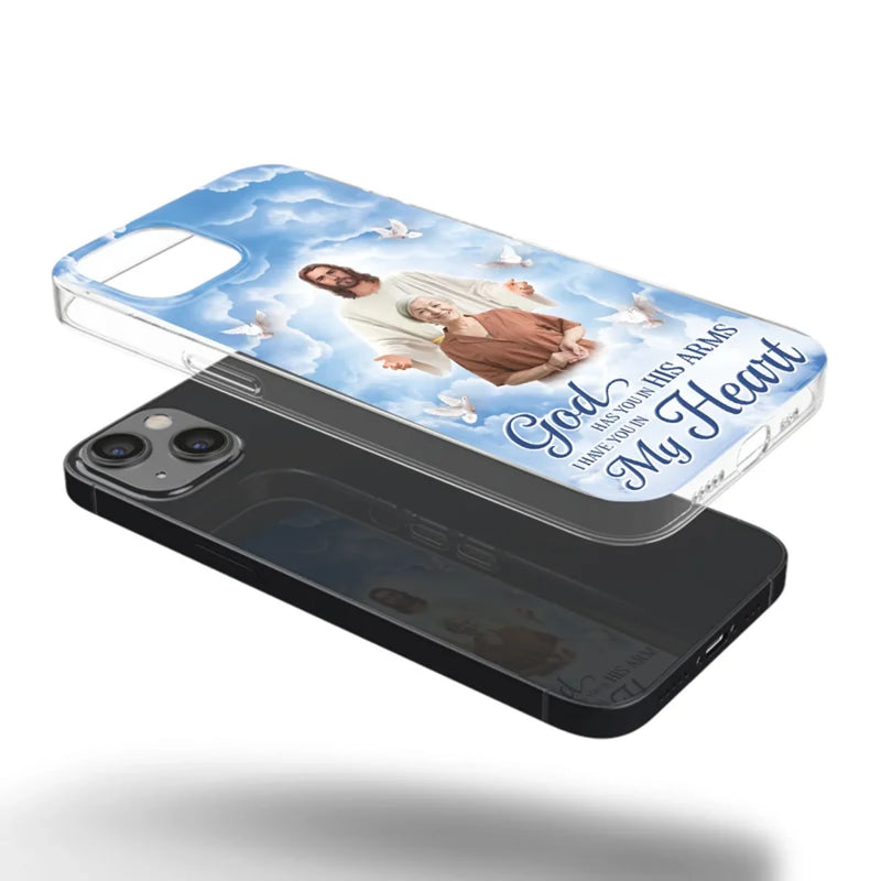Custom Photo Beautiful As A Bright Shining Star - Memorial Personalized Custom Clear Phone Case - Sympathy Gift For Family Members