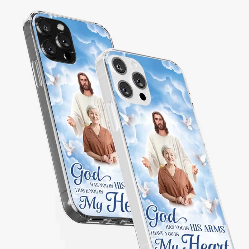 Custom Photo Beautiful As A Bright Shining Star - Memorial Personalized Custom Clear Phone Case - Sympathy Gift For Family Members