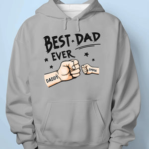 The Best Stories Of My Life Always Have My Dad In Them - Family Personalized Custom Unisex T-Shirt, Premium T-shirt, Hoodie - Father's Day Gift For Dad, Grandpa