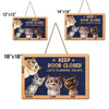 Fluffy Paws, Happy Home - Dog & Cat Personalized Custom Home Decor Wood Sign - House Warming Gift For Pet Owners, Pet Lovers