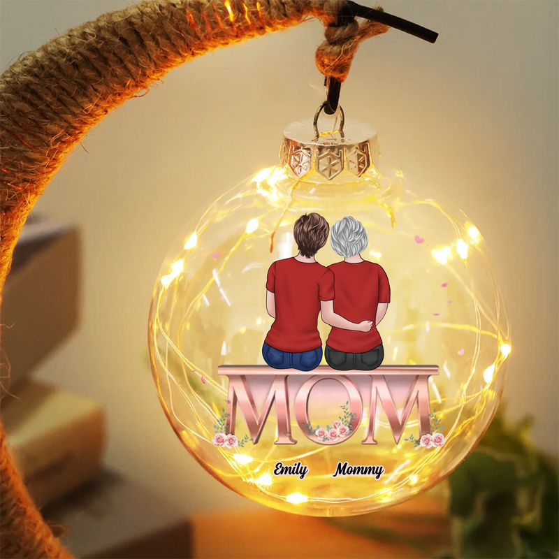Like Mother Like Daughter - Family Personalized Custom Moon Lamp Light - Gift For Mom, Daughter