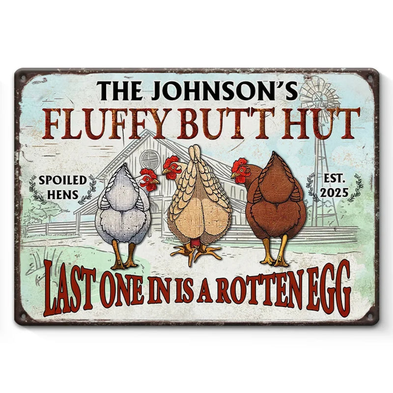 A Fun Way To Add Some Personality To Your Home - Family Personalized Custom Home Decor Metal Sign - House Warming Gift For Yourself, Husband Wife, Best Friends, Family Members