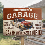 A Simple Touch To Brighten Up Your Space - Family Personalized Custom Home Decor Metal Sign - House Warming Gift For Car Enthusiasts, Mechanics, DIYers