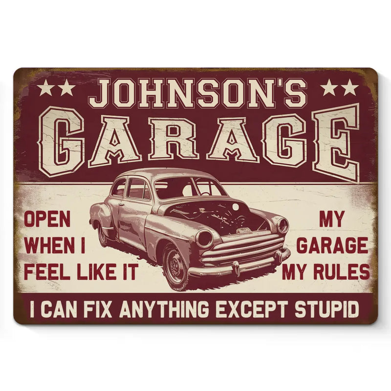 Perfect For The Person Who Loves A Good Inside Joke - Family Personalized Custom Home Decor Metal Sign - House Warming Gift For Yourself, Husband Wife, Best Friends, Family Members
