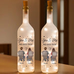 Custom Name You & Me Couple Gifts - Personalized Bottle Lamp