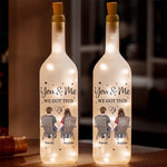 Custom Name You & Me Couple Gifts - Personalized Bottle Lamp