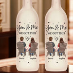 Custom Name You & Me Couple Gifts - Personalized Bottle Lamp