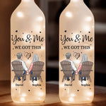 Custom Name You & Me Couple Gifts - Personalized Bottle Lamp