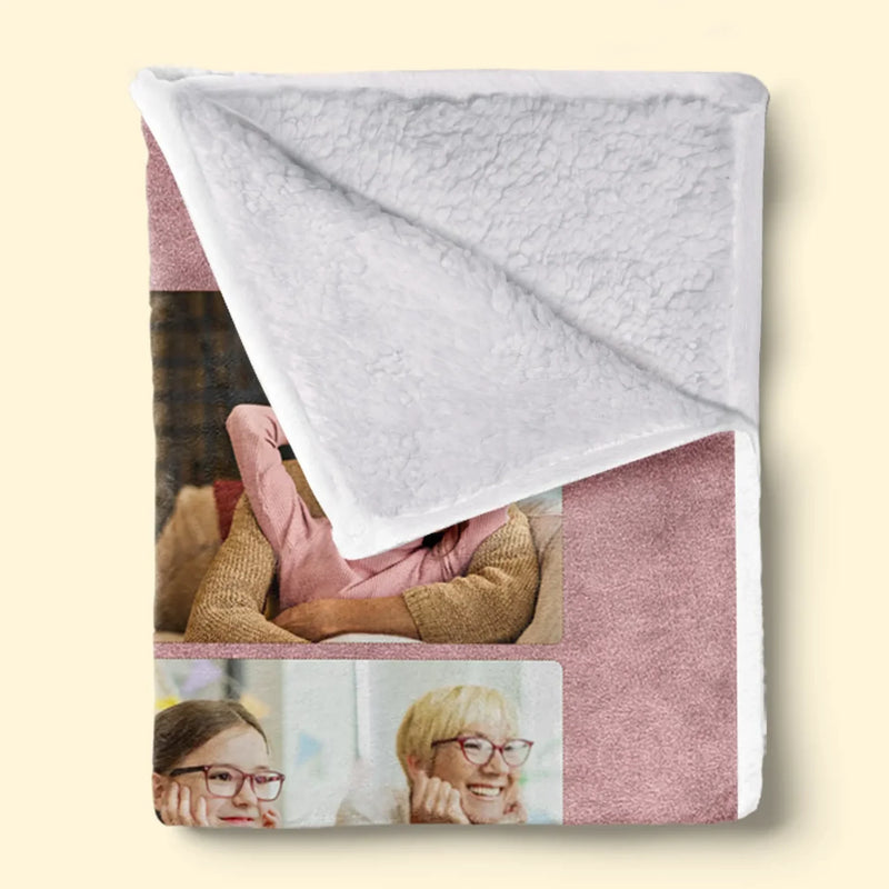 Custom Photo You Are The Heart Of Our Story - Family Personalized Custom Blanket - Gift For Mom, Grandma