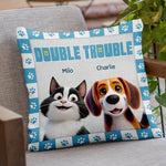 Cute But Guilty - Dog & Cat Personalized Custom Pillow - Gift For Pet Owners, Pet Lovers