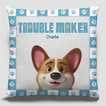 Cute But Guilty - Dog & Cat Personalized Custom Pillow - Gift For Pet Owners, Pet Lovers