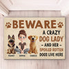 Tail Wags Are Love Notes - Dog Personalized Custom Home Decor Decorative Mat - House Warming Gift For Pet Owners, Pet Lovers