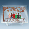 Grandkids Fill Life With Love And Laughter - Family Personalized Custom Rectangle Shaped Acrylic Plaque - Gift For Mom, Grandma