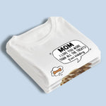 Custom Name Funny Dog Gifts for Mom - Personalized Apparel