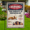 A Sleeping Dog Is A Happy Dog - Dog Personalized Custom 3D Inflated Effect Printed Flag - Gift For Pet Owners, Pet Lovers