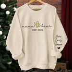 Custom Name Mama Bear Gifts for Moms - Personalized Sweater