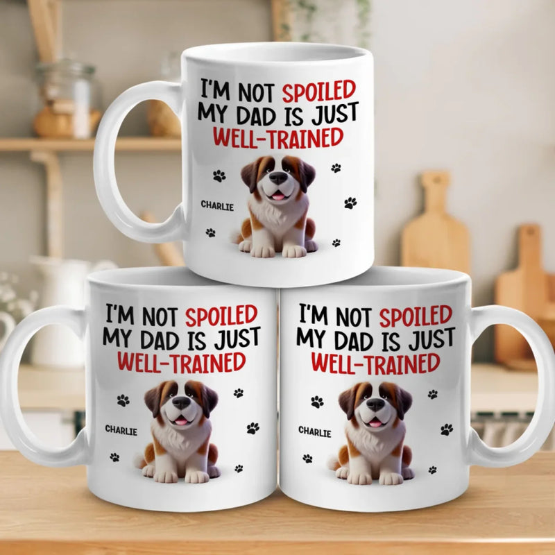Life’s Ruff, But My Dog Makes It Better - Dog & Cat Personalized Custom Mug - Gift For Pet Owners, Pet Lovers