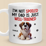 Life’s Ruff, But My Dog Makes It Better - Dog & Cat Personalized Custom Mug - Gift For Pet Owners, Pet Lovers