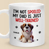 Life’s Ruff, But My Dog Makes It Better - Dog & Cat Personalized Custom Mug - Gift For Pet Owners, Pet Lovers