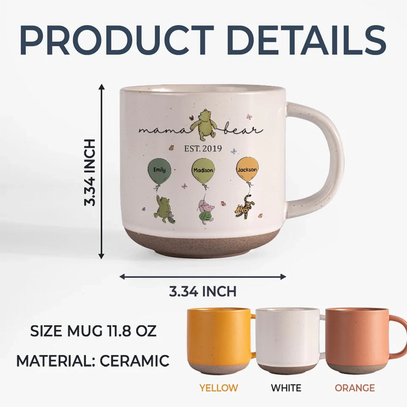 A Thoughtful Gift For The One Who Loves In Every Role - Family Personalized Custom Printed Pottery Mug - Gift For Mom, Grandma