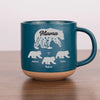 Let Her Know Her Love Grows With Every Generation - Family Personalized Custom Printed Pottery Mug - Gift For Mom, Grandma
