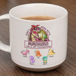 Because Her Love Only Grows Stronger With Time - Family Personalized Custom Printed Pottery Mug - Gift For Mom, Grandma