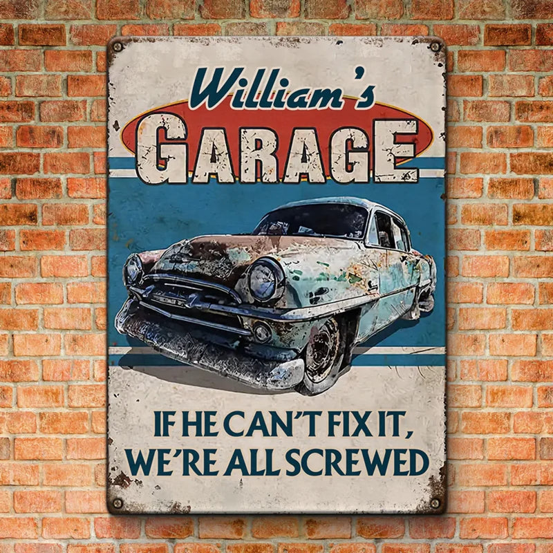 A Fun Way To Add Personality To Your Home Sweet Home - Family Personalized Custom Home Decor Metal Sign - House Warming Gift For Yourself, Husband Wife, Best Friends, Family Members