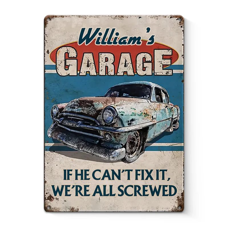 A Fun Way To Add Personality To Your Home Sweet Home - Family Personalized Custom Home Decor Metal Sign - House Warming Gift For Yourself, Husband Wife, Best Friends, Family Members