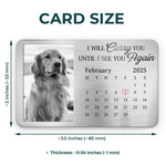 Custom Photo Always In My Heart, Forever My Friend - Memorial Personalized Custom Aluminum Wallet Card - Sympathy Gift For Pet Owners, Pet Lovers