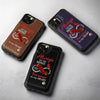 My Heart Carries Your Love - Memorial Personalized Custom Leather Flip Wallet Phone Case - Sympathy Gift For Family Members