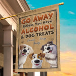Good Drinks, Good Treats, Good Company - Dog Personalized Custom Flag - Gift For Pet Owners, Pet Lovers