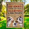 Good Drinks, Good Treats, Good Company - Dog Personalized Custom Flag - Gift For Pet Owners, Pet Lovers