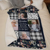 Custom Photo It's A Big Hug From Us - Family Personalized Custom Blanket - Gift For Grandma, Grandkid