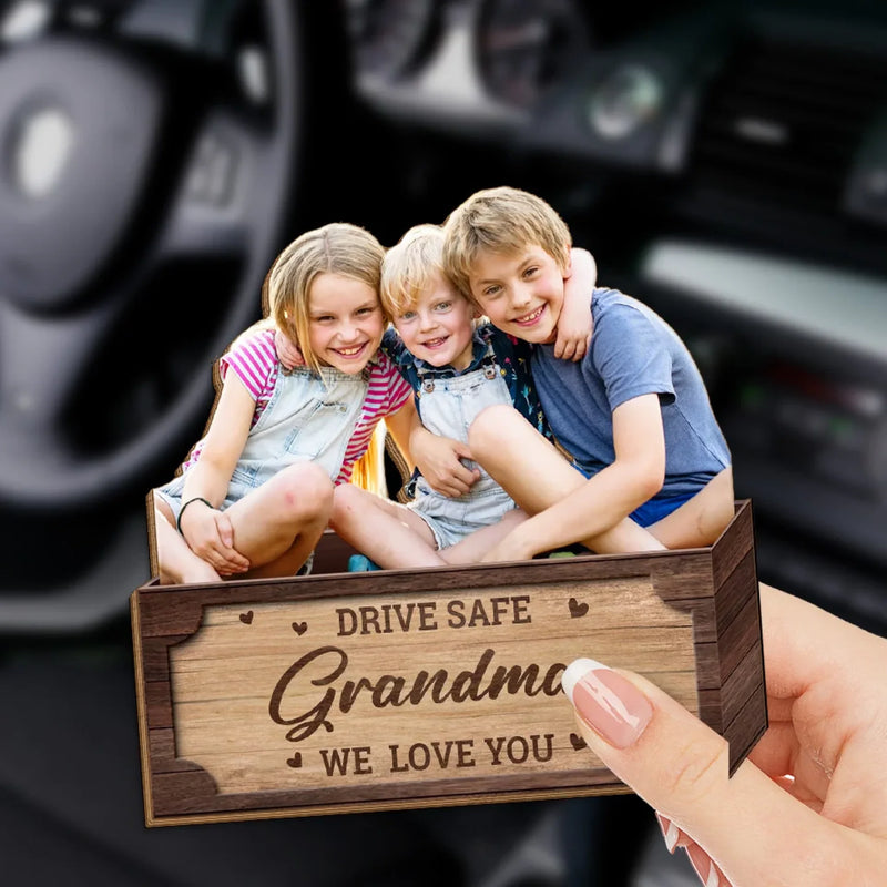 Custom Photo Together We Make A Family - Family Personalized Custom Car Visor Clip - Mother's Day, Gift For Family Members, Mom, Grandma