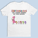 Custom Name Grandma Dinosaur Gifts for Grandmas - Personalized Apparel