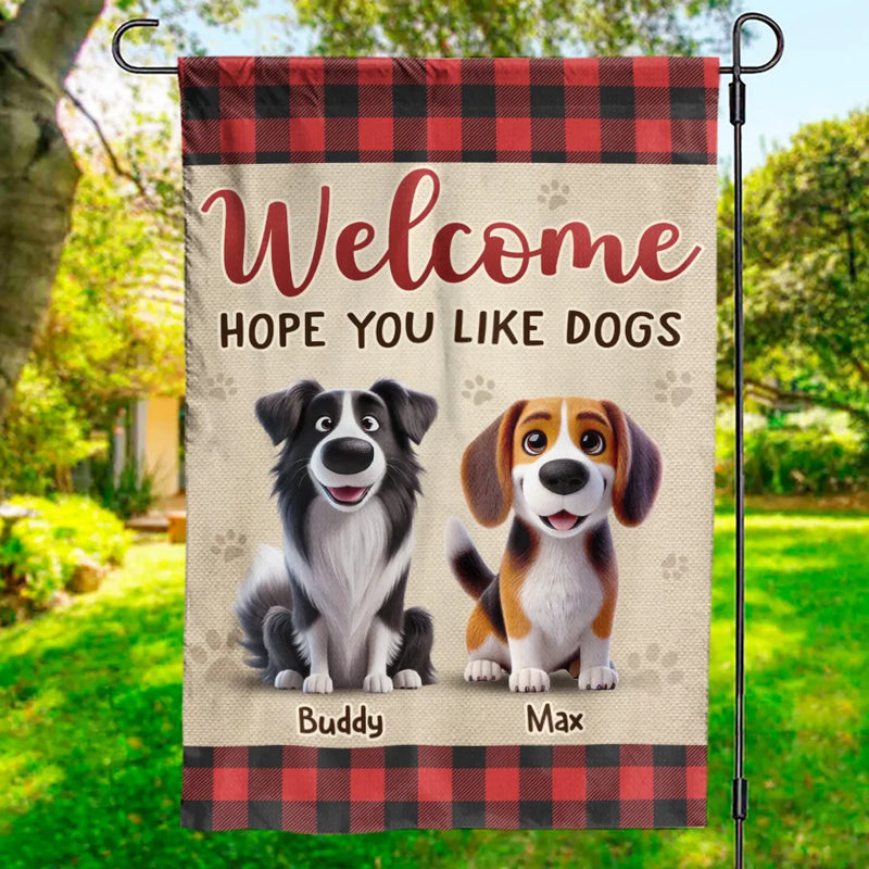 Paws, Play, Repeat - Dog Personalized Custom Flag - Gift For Pet Owners, Pet Lovers