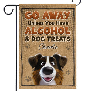 Good Drinks, Good Treats, Good Company - Dog Personalized Custom Flag - Gift For Pet Owners, Pet Lovers