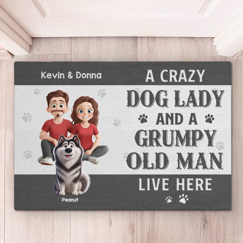 A Piece Of My Heart - Dog Personalized Custom Home Decor Decorative Mat - House Warming Gift For Pet Owners, Pet Lovers