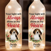 Custom Photo A Loyal Friend, A Love So Pure - Memorial Personalized Custom Bottle Lamp - Sympathy Gift For Pet Owners, Pet Lovers