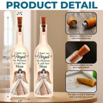 Gone But Never Forgotten - Memorial Personalized Custom Bottle Lamp - Sympathy Gift For Family Members