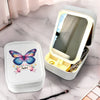 Like A Butterfly, Shine As You Transform - Family Personalized Custom Jewelry Box LED Makeup - Gift For Yourself, Best Friends, Siblings, Family Members