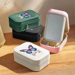 Like A Butterfly, Shine As You Transform - Family Personalized Custom Jewelry Box LED Makeup - Gift For Women