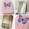 Like A Butterfly, Shine As You Transform - Family Personalized Custom Jewelry Box LED Makeup - Gift For Yourself, Best Friends, Siblings, Family Members