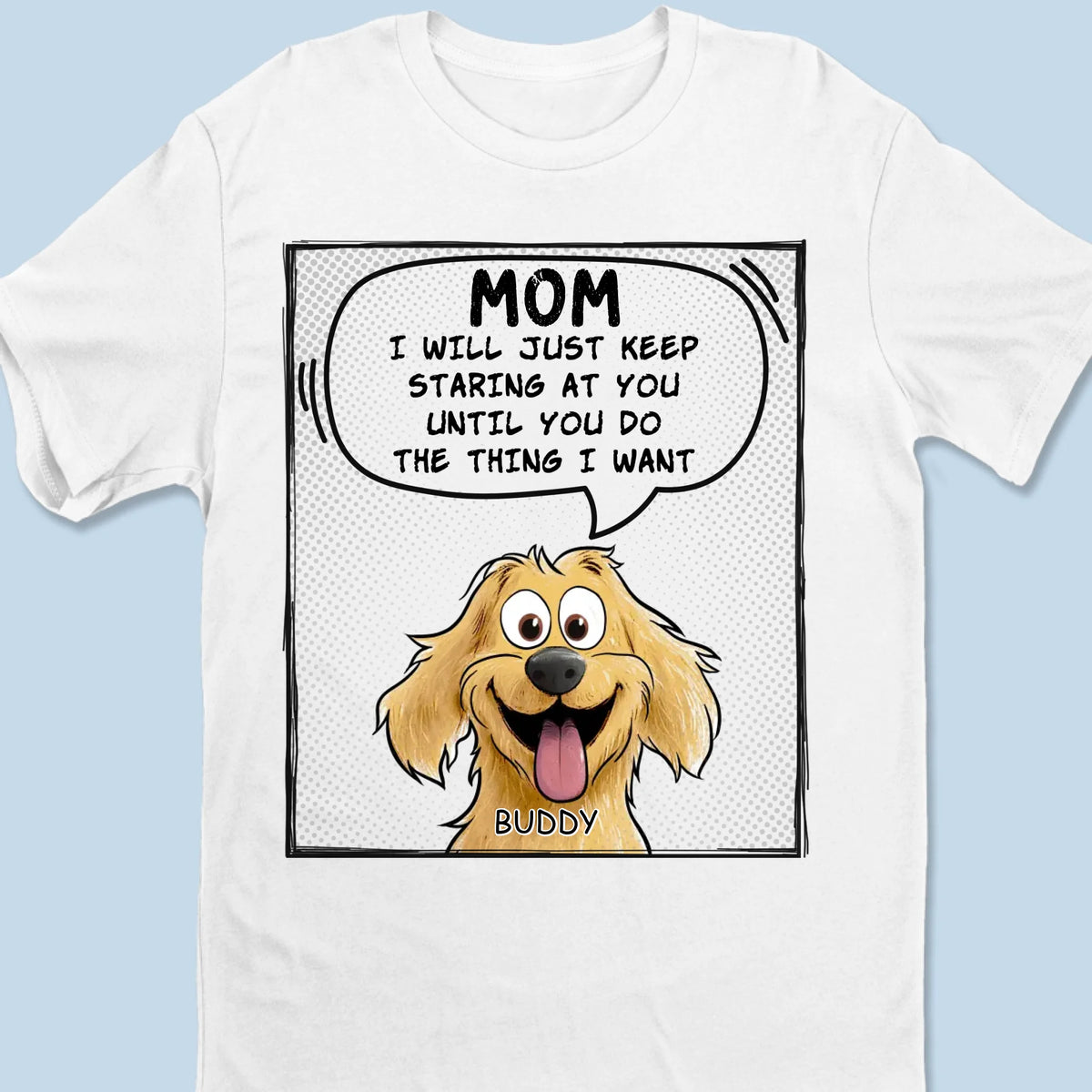 The Power Of The Puppy Stare - Dog Personalized Custom Unisex T-shirt, Premium T-shirt, Hoodie - Gift For Pet Owners, Pet Lovers